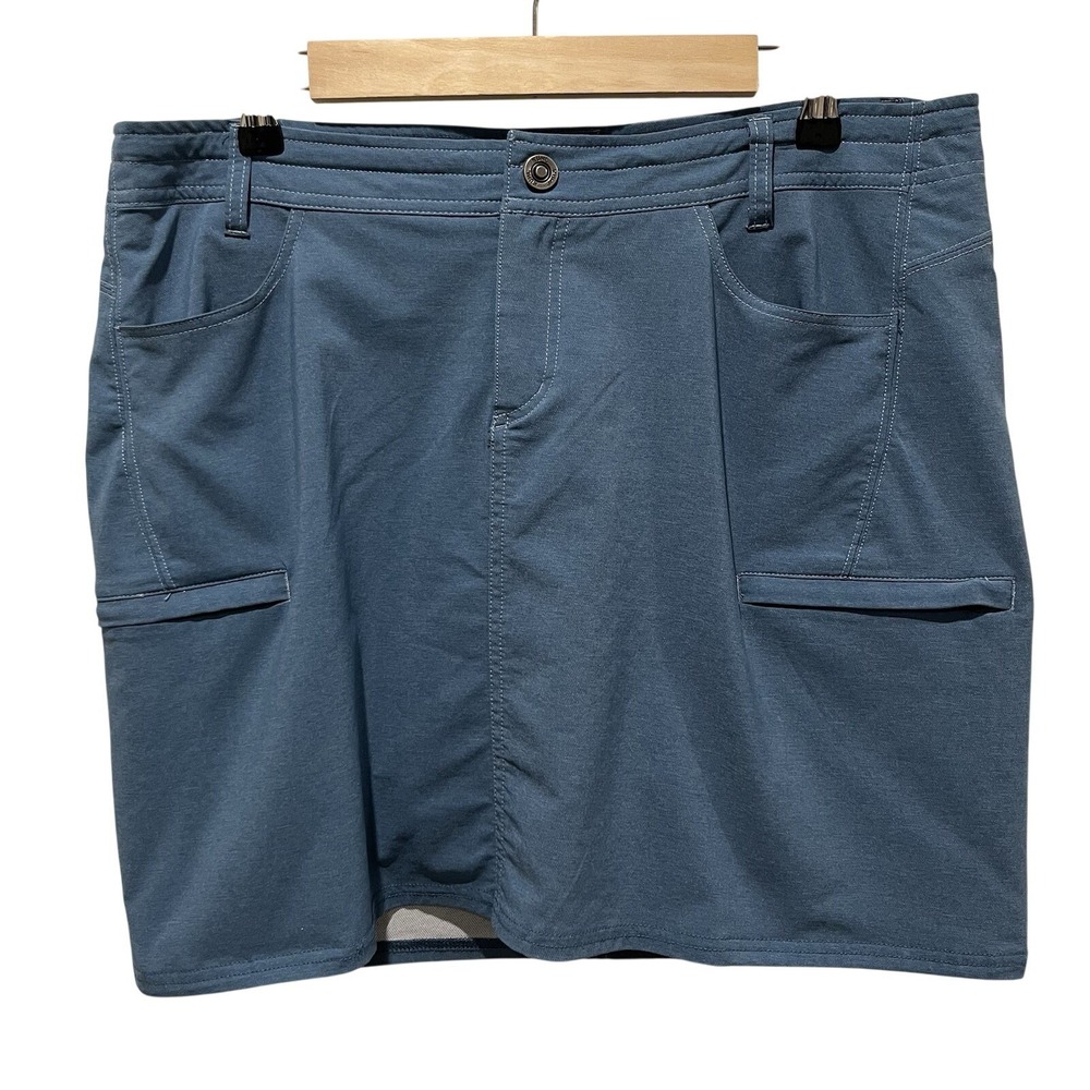 Kuhl Skirt Skort Golf Tennis Pickleball Gym Hike Preppy Skirt Women 12 Pockets